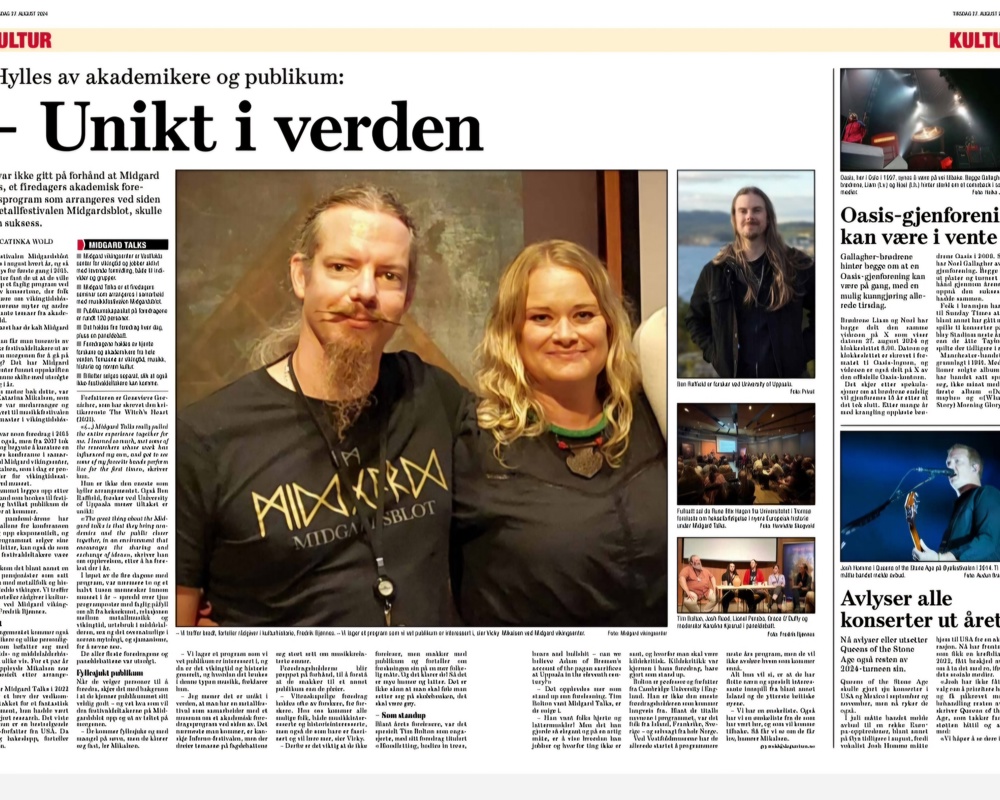 Artikkel Dagsavisen 2024